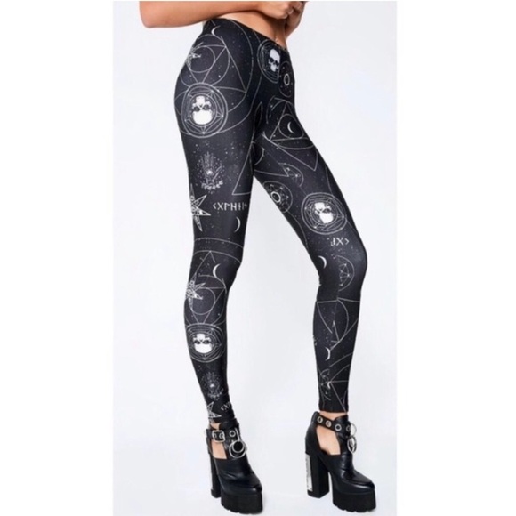 Spin Doctor Pants - Spin Doctor Odessa Nights mystical celestial leggings - size Large